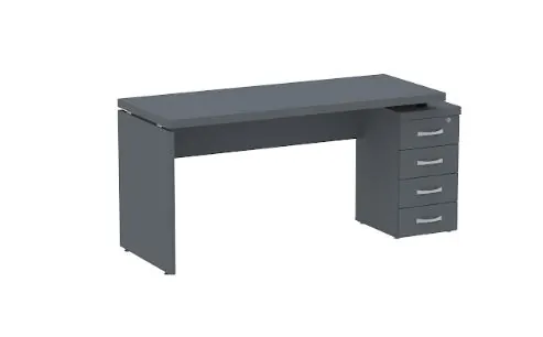 Mesa Pé Gaveteiro 4 Gavetas - Imagem 6