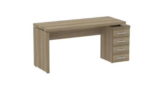 Mesa Pé Gaveteiro 4 Gavetas - Imagem 7